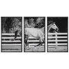 Uttermost 32279 Galloping Forward - Framed Print (Set of 3)-35 Inches Tall and 21 Inches Wide