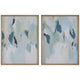 Uttermost 32282 Seabreeze - Abstract Framed Canvas Print (Set of 2)-41.5 Inches Tall and 31.5 Inches Wide
