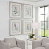 Uttermost 32285 Heirloom Blooms - Framed Print (Set of 4)-30.38 Inches Tall and 26.38 Inches Wide