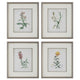 Uttermost 32285 Heirloom Blooms - Framed Print (Set of 4)-30.38 Inches Tall and 26.38 Inches Wide