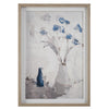 Blue Flowers In Vase Framed Print-40.75 Inches Tall And 28.75 Inches Wide Uttermost 32287