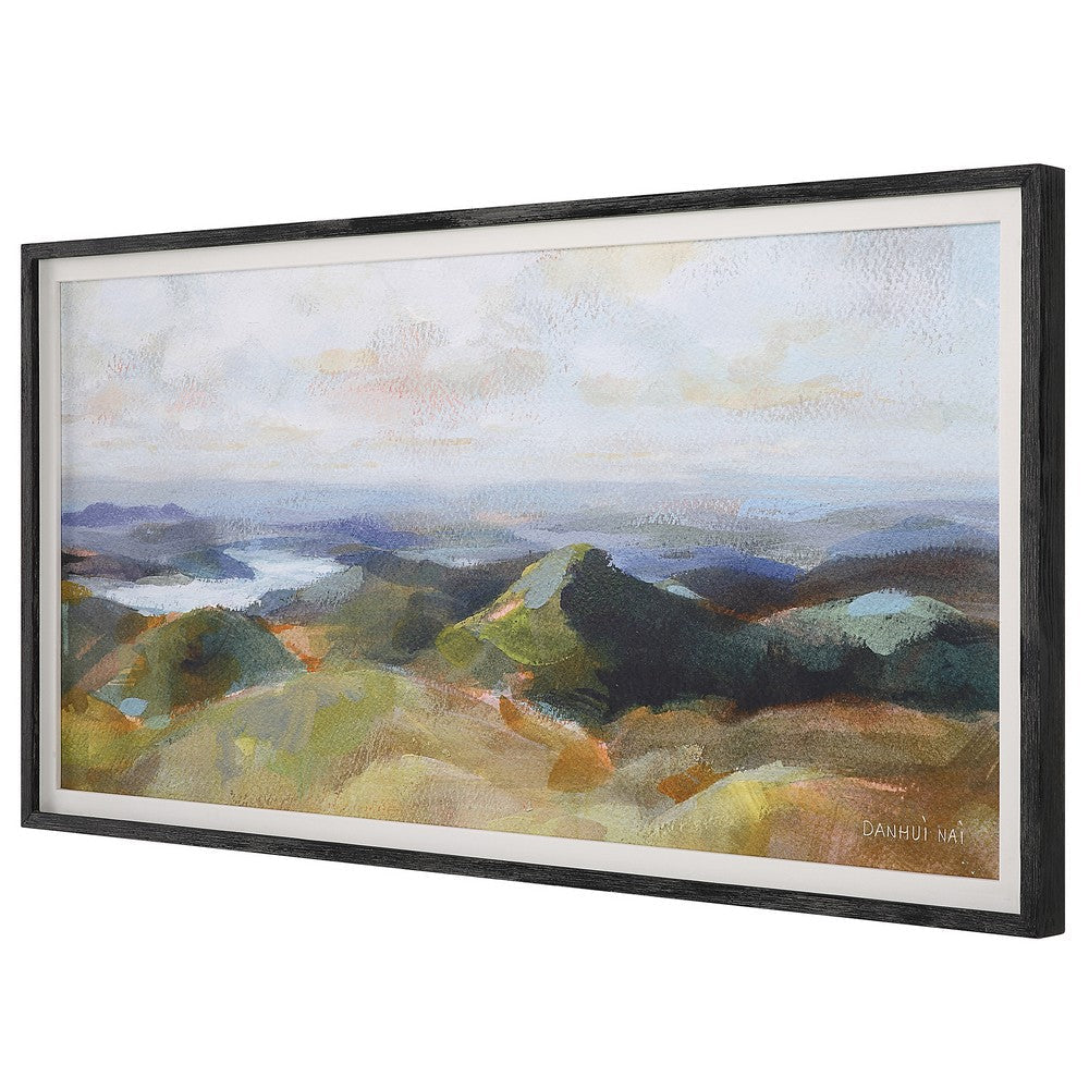 Uttermost Above The Lakes Framed Landscape Print By Casagear Home UT-32290