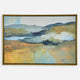 Folded Hills - Framed Landscape Wall Art-37.5 Inches Tall and 25.5 Inches Wide