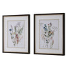 Uttermost Delicate Flowers Framed Prints Set/2 UT-32341