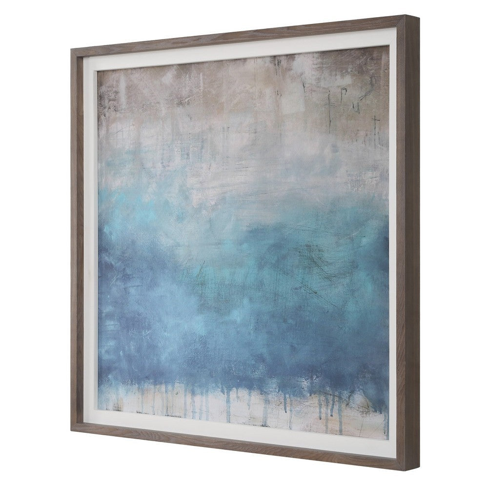 Uttermost 32346 Serenity Paused - Framed Abstract Print-44.75 Inches Tall and 44.75 Inches Wide UT-32346