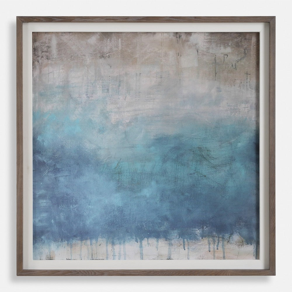 Uttermost 32346 Serenity Paused - Framed Abstract Print-44.75 Inches Tall and 44.75 Inches Wide