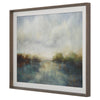 Uttermost 32352 Blue Reverie - Framed Abstract Lake Art-35.25 Inches Tall and 41.25 Inches Wide UT-32352