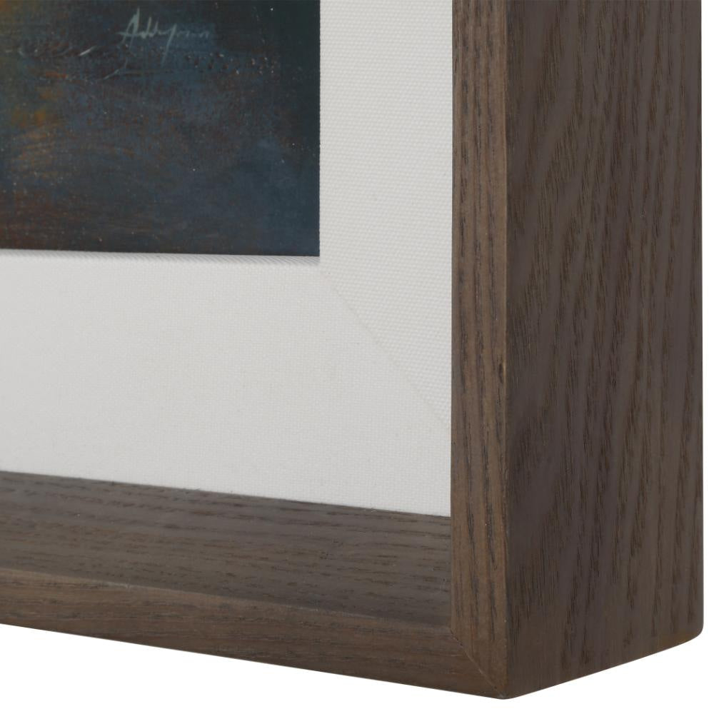 Uttermost 32352 Blue Reverie - Framed Abstract Lake Art-35.25 Inches Tall and 41.25 Inches Wide UT-32352