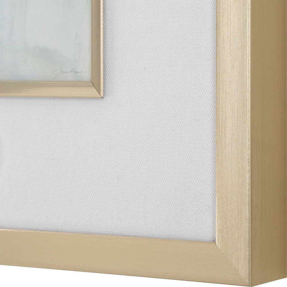 Uttermost Fresh Start Blue Abstract Prints Set/6