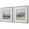 Uttermost Soft Sage Abstract Landscape Prints Set/2 UT-32356