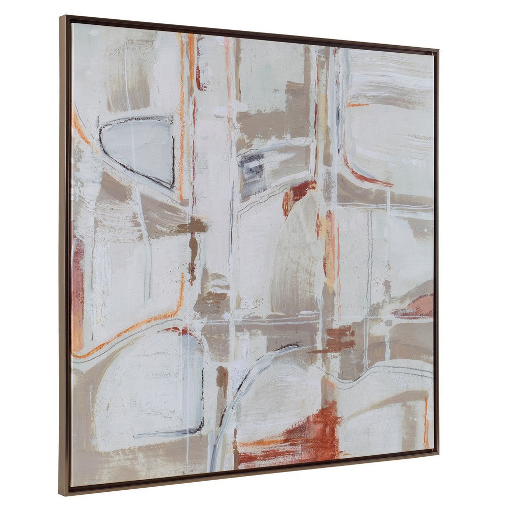 Uttermost 32368 Neutral Nirvana - Abstract Canvas Art-49.5 Inches Tall and 49.5 Inches Wide UT-32368