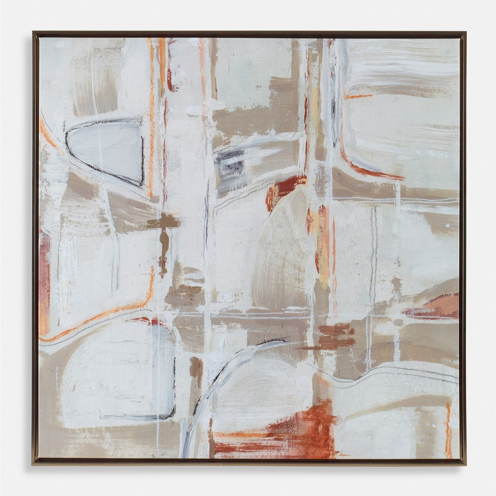 Uttermost 32368 Neutral Nirvana - Abstract Canvas Art-49.5 Inches Tall and 49.5 Inches Wide