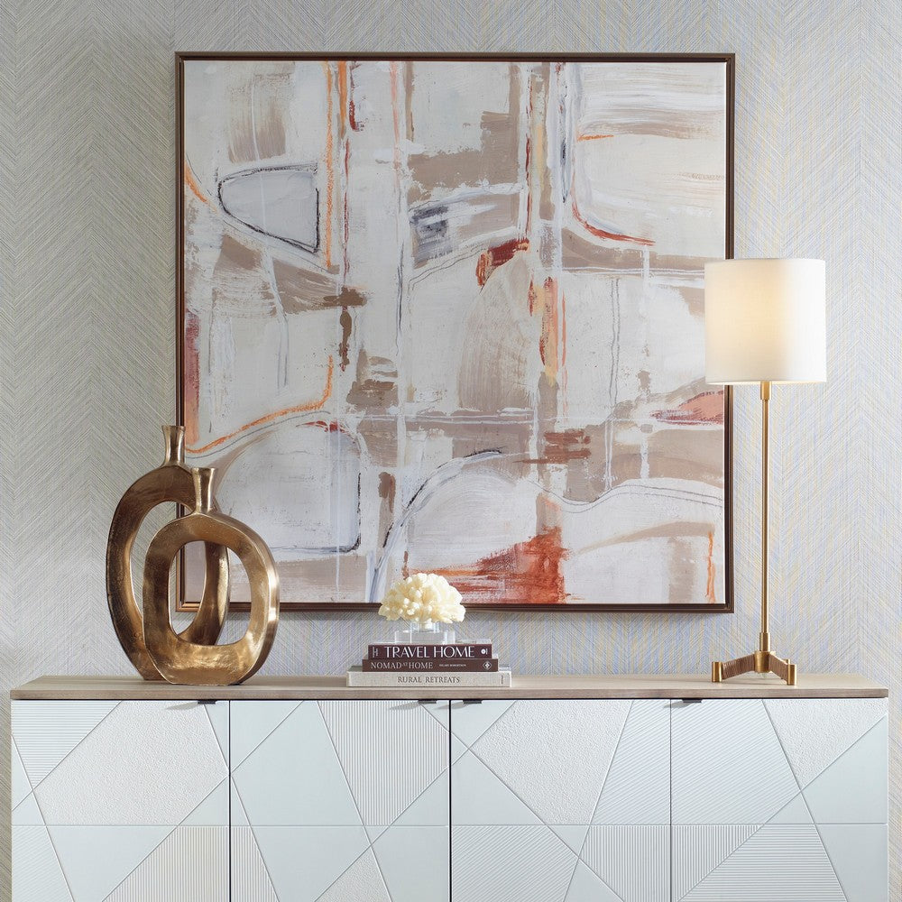 Uttermost 32368 Neutral Nirvana - Abstract Canvas Art-49.5 Inches Tall and 49.5 Inches Wide UT-32368