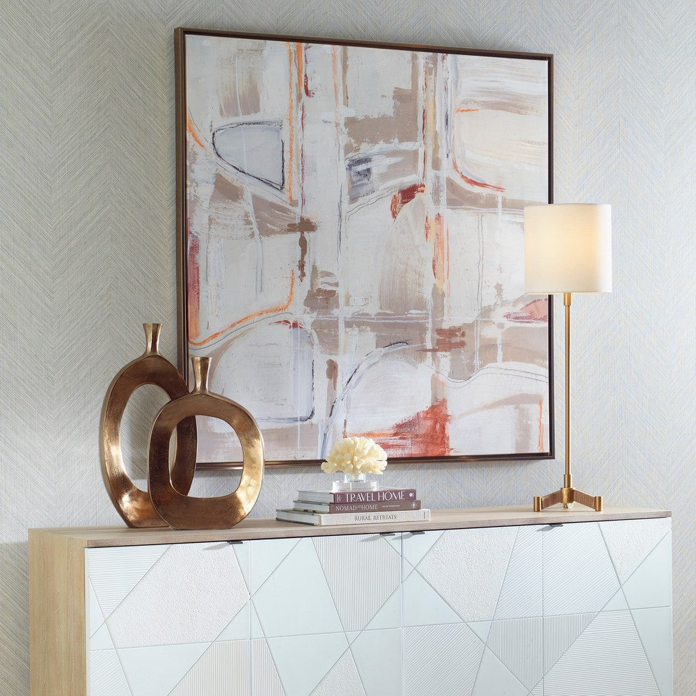 Uttermost 32368 Neutral Nirvana - Abstract Canvas Art-49.5 Inches Tall and 49.5 Inches Wide