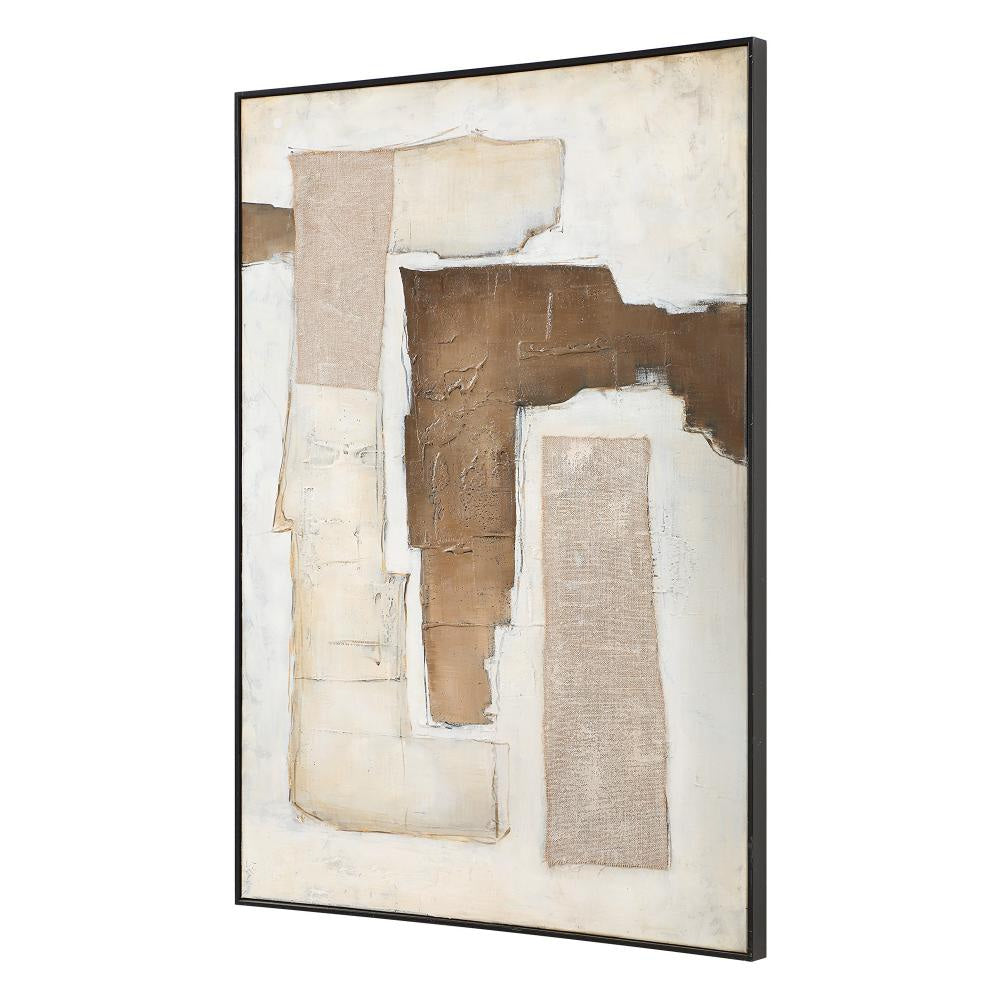 Uttermost 32371 Interference - Hand Painted Canvas Art-59 Inches Tall and 41 Inches Wide UT-32371