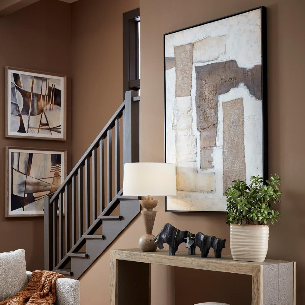 Uttermost 32371 Interference - Hand Painted Canvas Art-59 Inches Tall and 41 Inches Wide