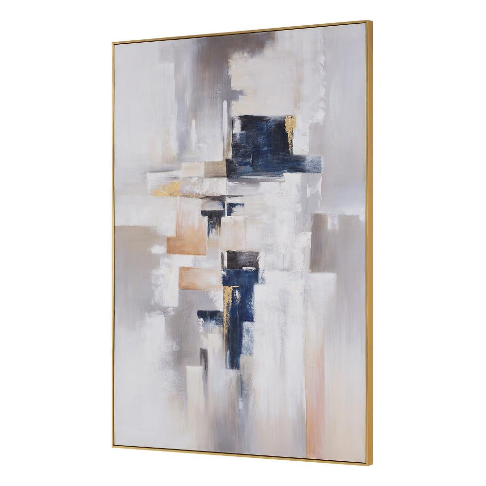 Uttermost 32376 Waterfront - Abstract Art-73 Inches Tall and 49 Inches Wide UT-32376