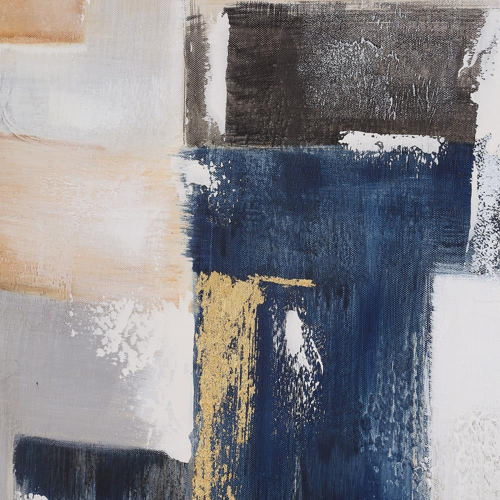 Uttermost 32376 Waterfront - Abstract Art-73 Inches Tall and 49 Inches Wide UT-32376