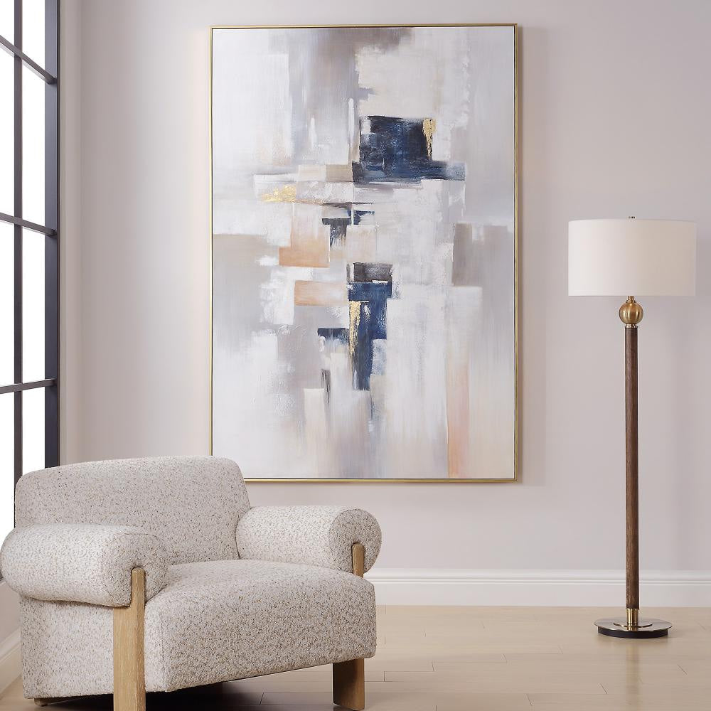 Uttermost 32376 Waterfront - Abstract Art-73 Inches Tall and 49 Inches Wide UT-32376