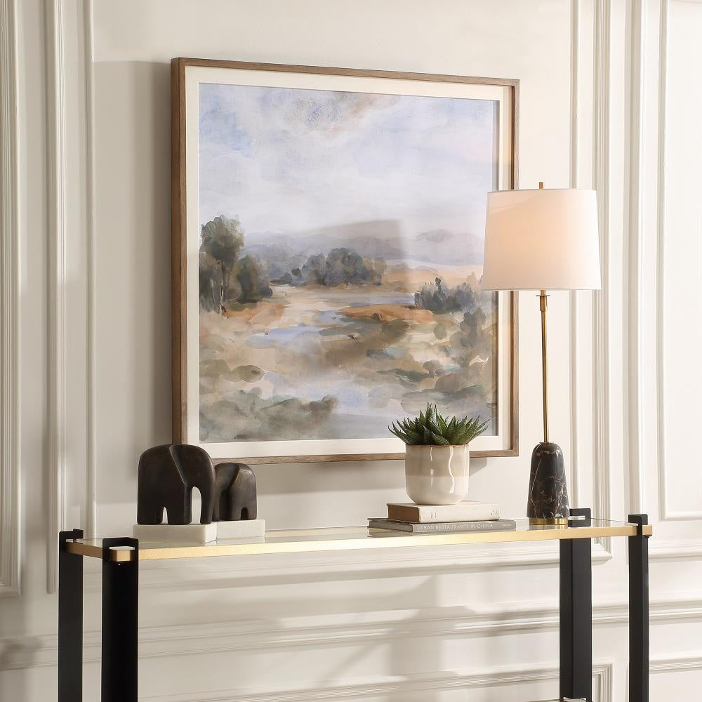Uttermost 32379 River Afternoon - Landscape Print-39.88 Inches Tall and 39.88 Inches Wide