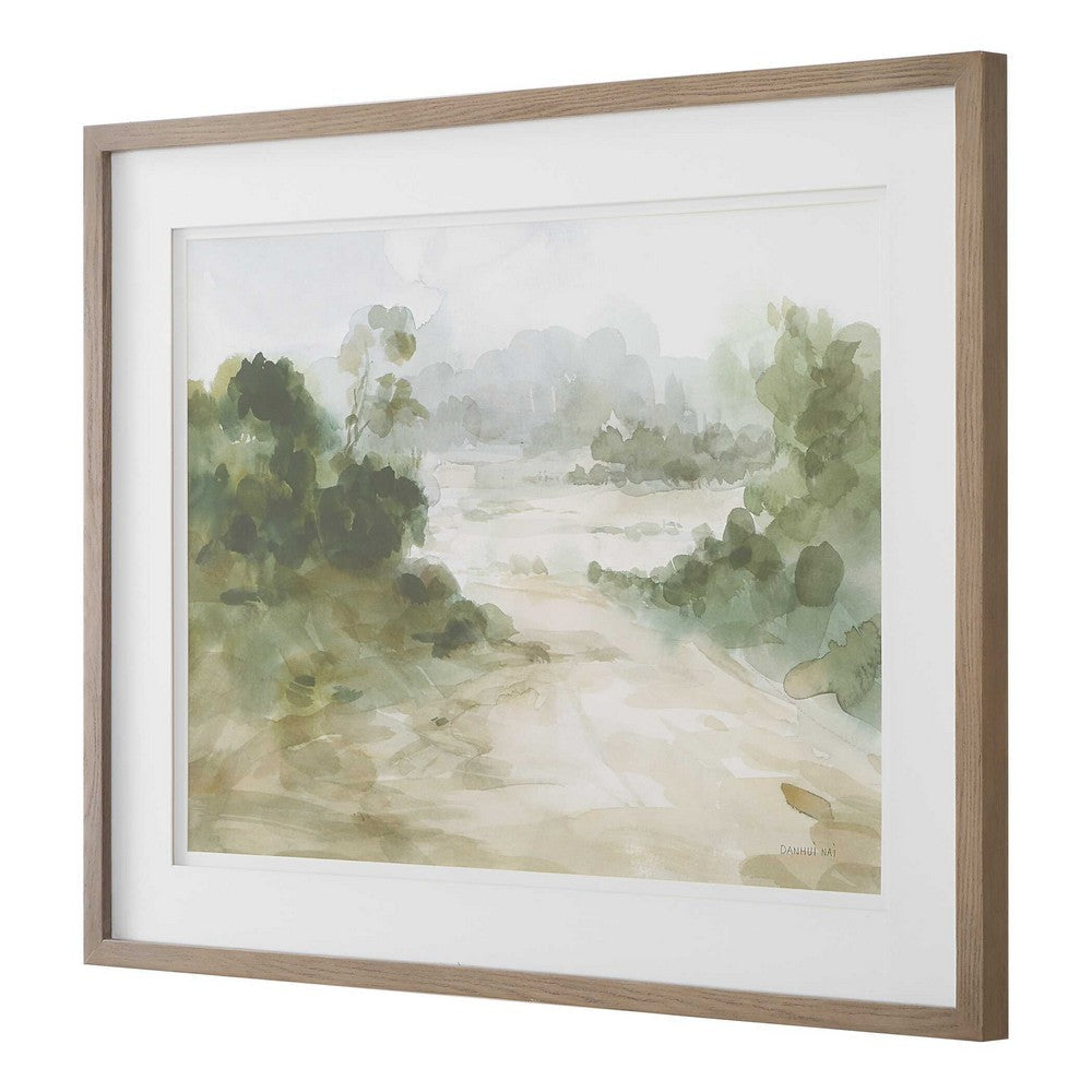 Uttermost Verdant Watercolor Landscape Print UT-32381