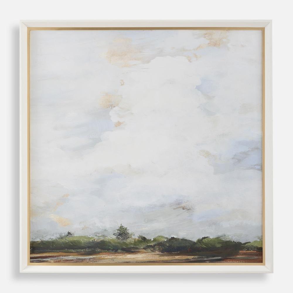 Uttermost 32383 Whispering Cloudscapes - Landscape Print-46 Inches Tall and 46 Inches Wide UT-32383