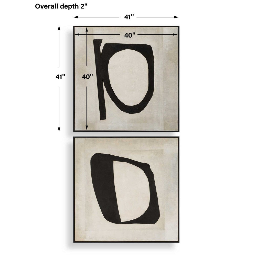 Uttermost Characters Abstract Art Set/2