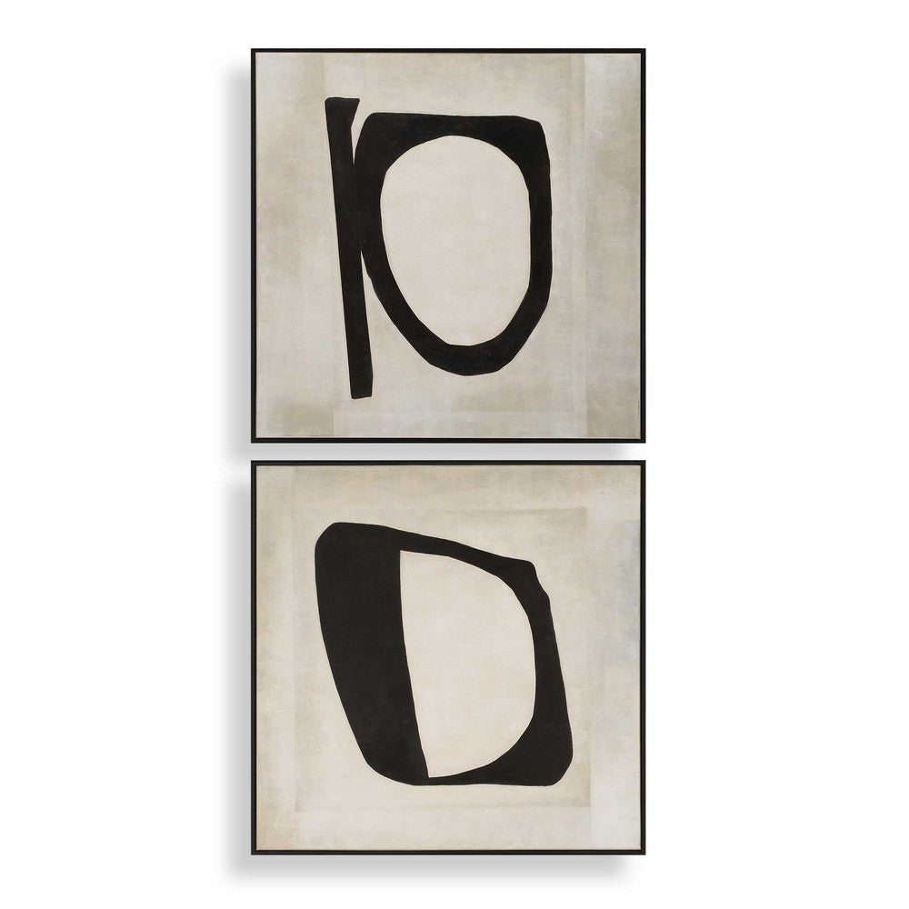 Uttermost Characters Abstract Art Set/2 UT-32437