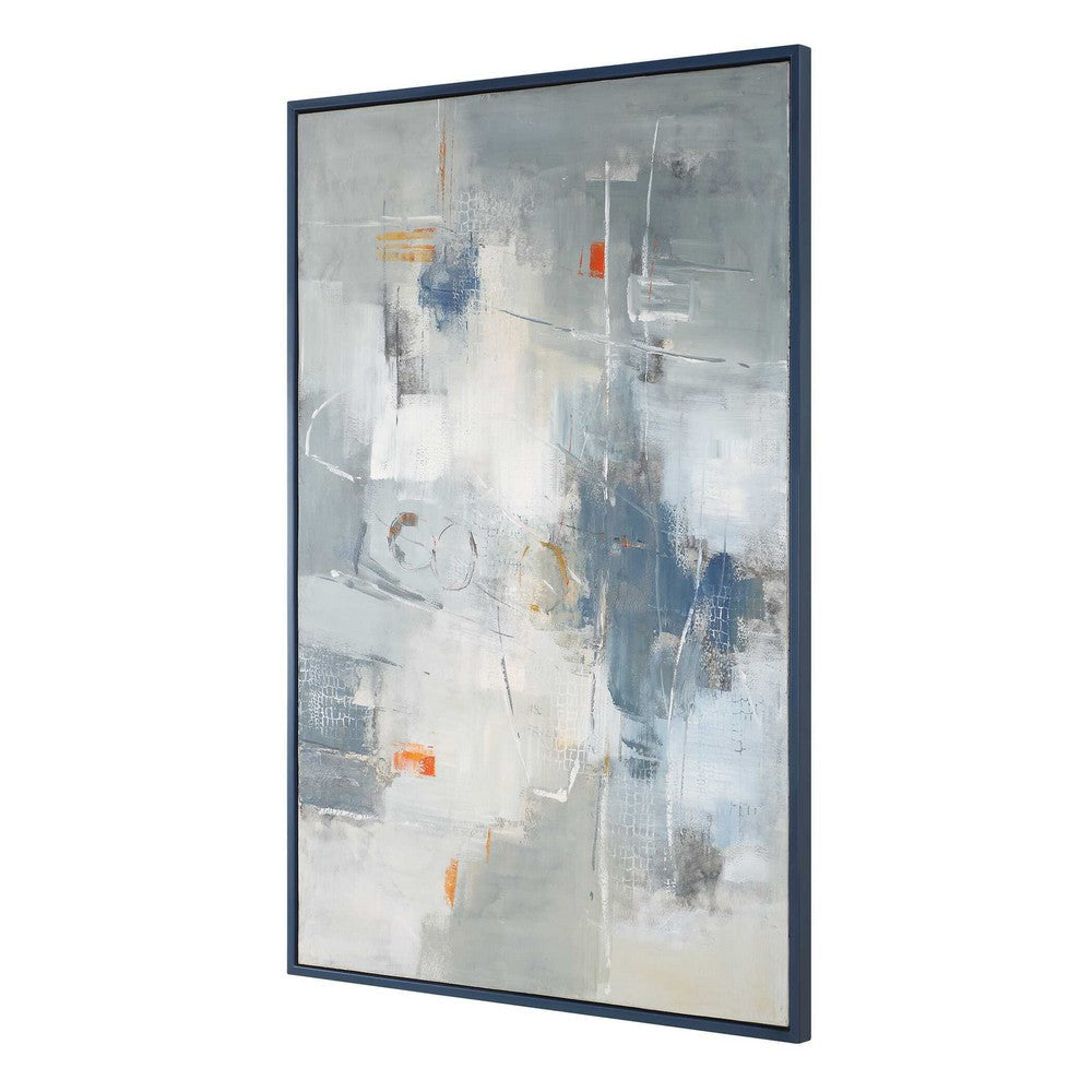 Uttermost Blueprint Hand Painted Modern Art UT-32438
