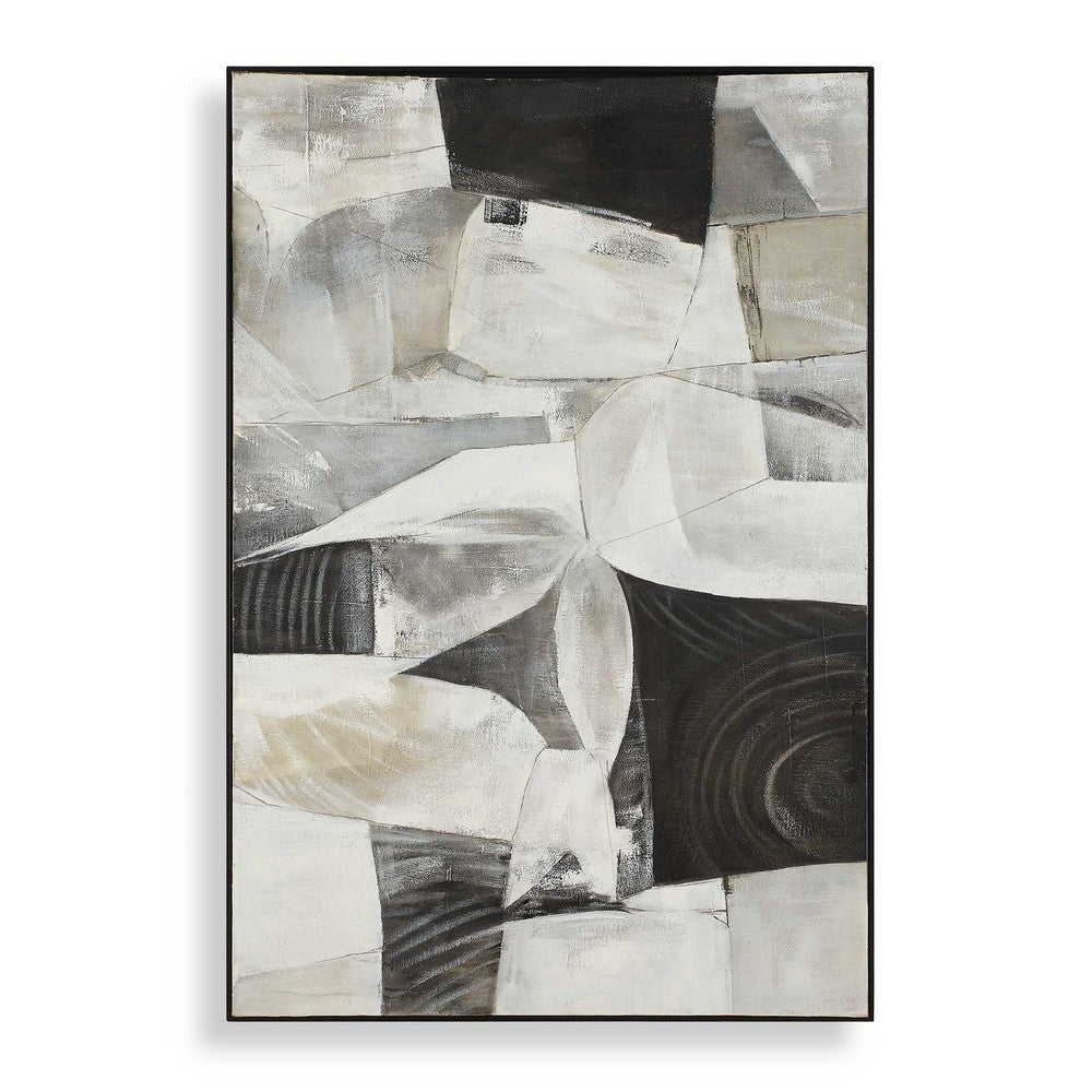 Uttermost Folding Time Framed Abstract Art UT-32440