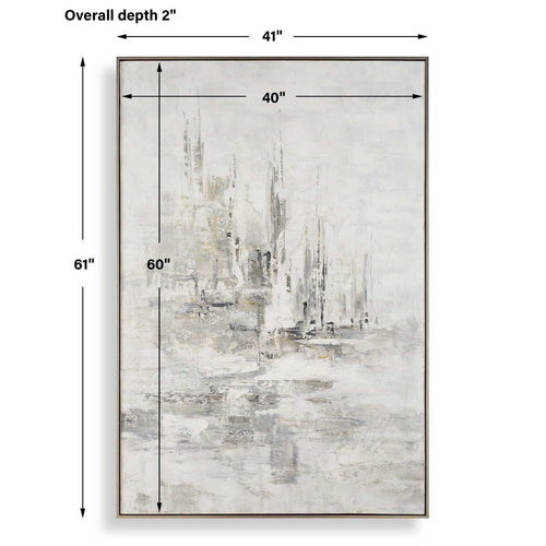 Uttermost Hours In Silence Abstract Art