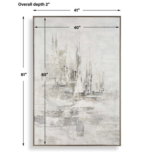 Uttermost Hours In Silence Abstract Art