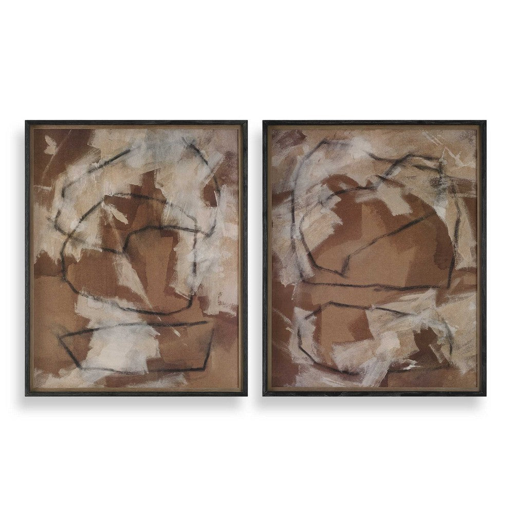 Uttermost Rush & Dash Framed Prints Set/2 UT-32444