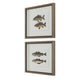 Uttermost The Catch Framed Fish Prints Set/2 UT-32448