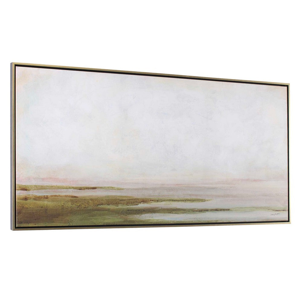 Uttermost Hazy Lake Framed Landscape Art UT-32485