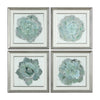 Uttermost Natural Beauties 22 1/4" Square 4-Piece Framed Wall Art Set