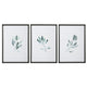 Uttermost 33723 29 x 40 x 11 in. Simple Sage Watercolor Prints, Set of 3