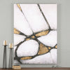Gold And Black - 60 inch Abstract Art