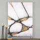 Gold And Black - 60 inch Abstract Art