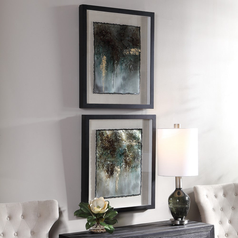 Uttermost Rustic Patina Framed Prints Set/2 By Casagear Home UT-35366