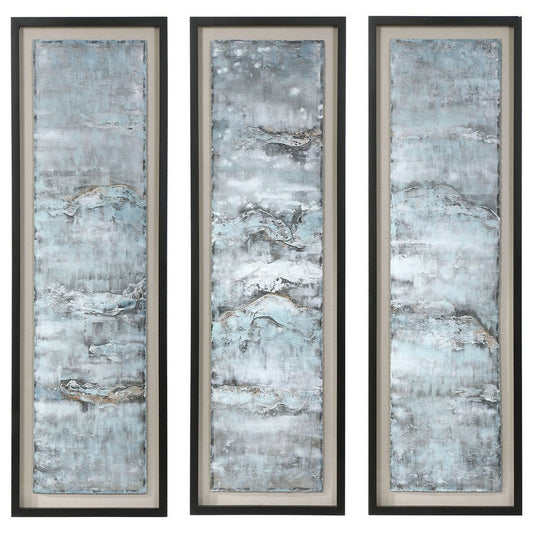 Ocean Swell - 65.7 inch Metal Art (Set of 3)