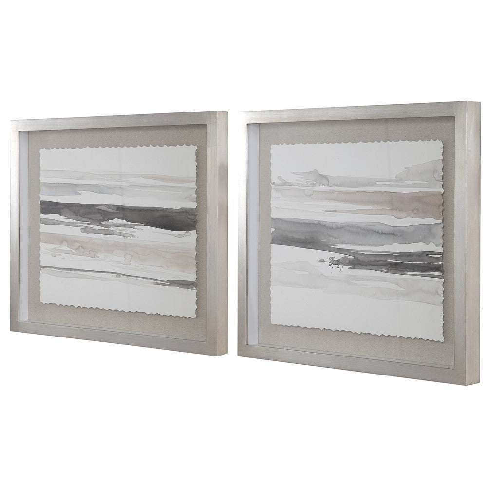 Uttermost Neutral Landscape Framed Prints Set/2 By Casagear Home UT-36114