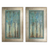 Whispering Wind - 34.63 inch Framed Art (Set of 2) - 21.13 inches wide by 1.5 inches deep