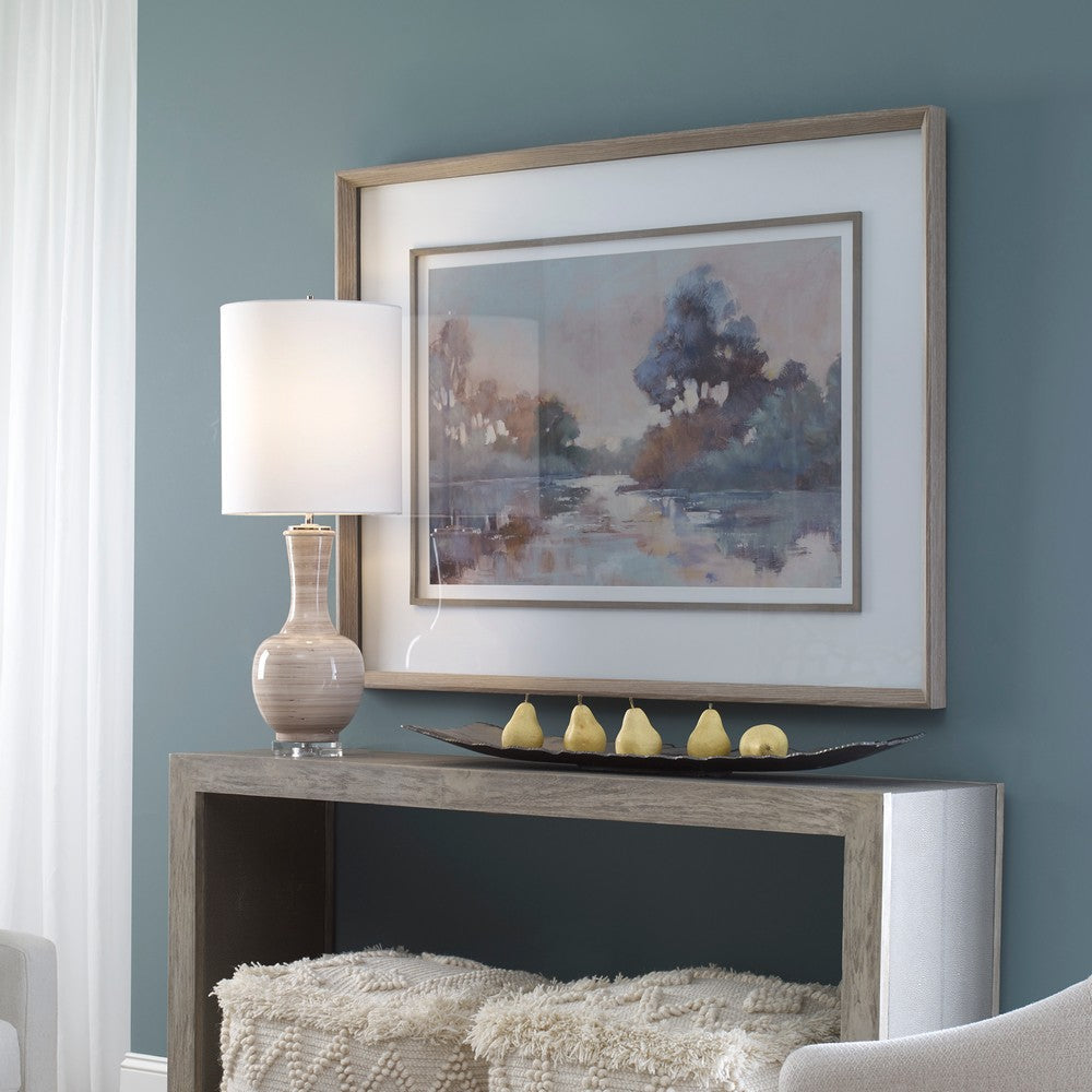 Morning Lake - 39.25 Inch Framed Print