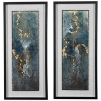 Blue, Gold, White