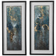 Glimmering Agate - 43.5 Inch Abstract Print (Set of 2)