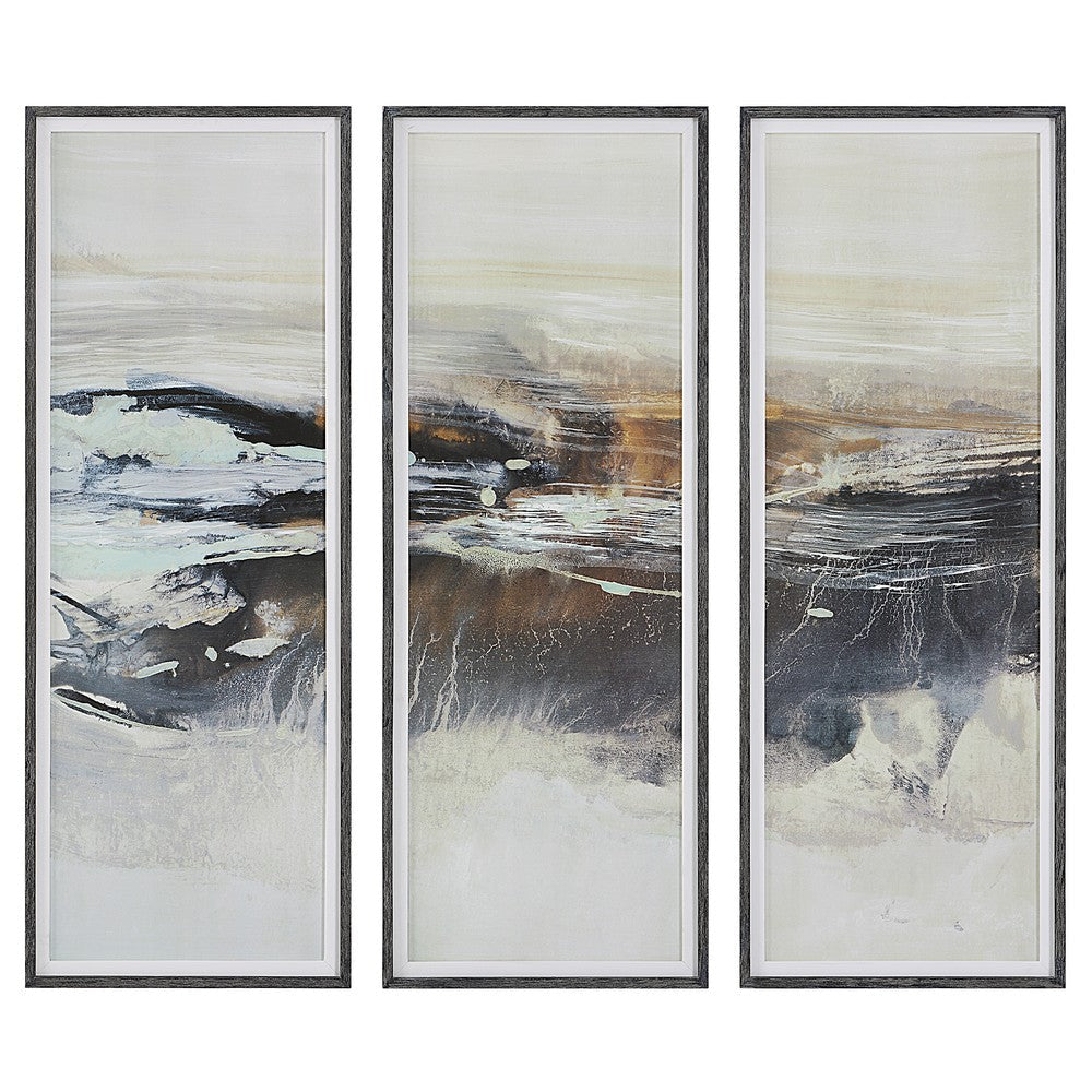 Graphite - Abstract Prints-63 Inches Tall and 23 Inches Wide