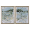 Uttermost 41454 Far Away View - Framed Landscape Art (Set of 2)-27 Inches Tall and 21 Inches Wide