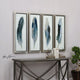 Feathered Beauty - 38.13 inch Feather Art (Set of 4)