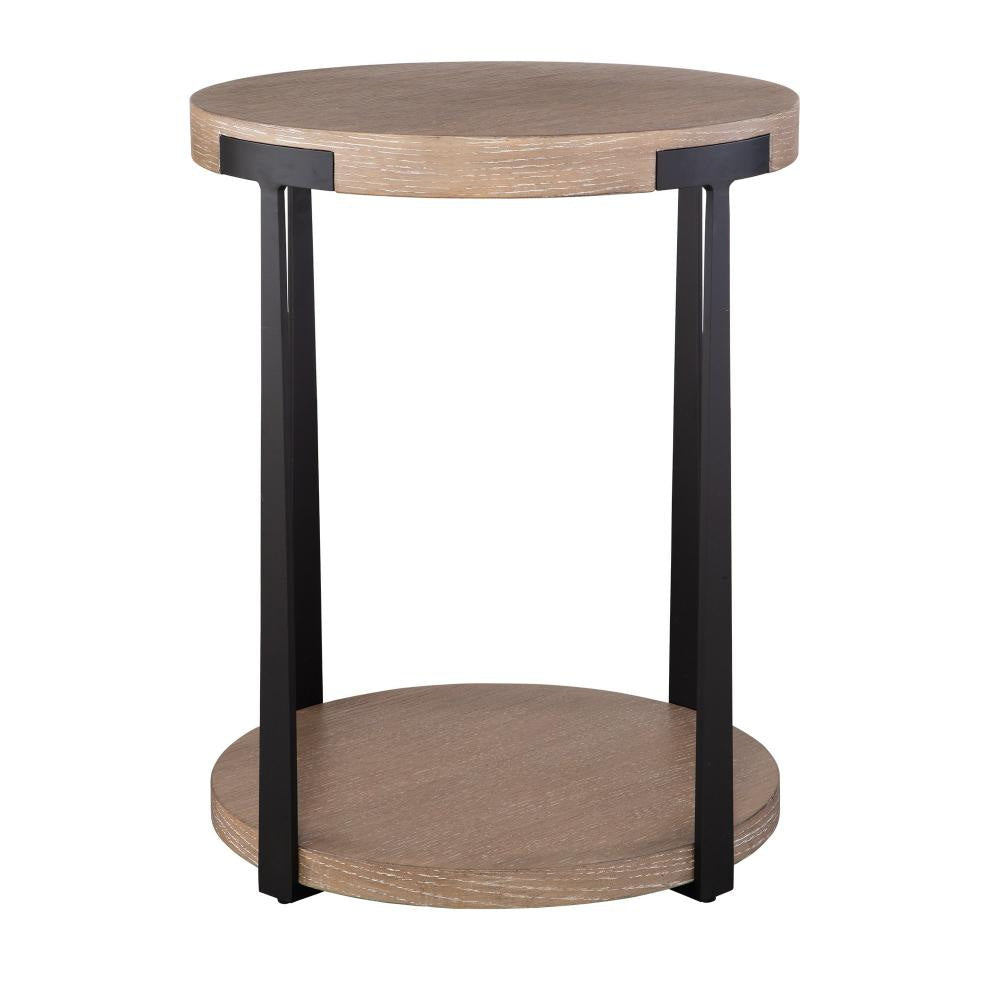 Uttermost 50003 Palisade - Round Side Table-24 Inches Tall and 19 Inches Wide UT-50003